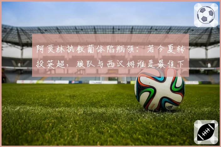 阿莫林执教葡体陷瓶颈：若今夏转投英超，狼队与西汉姆谁是最佳下家